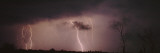Lightning Storm Clouds, Illinois, USA Wall Decal by Panoramic Images 
