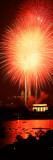Fireworks over the Lincoln Memorial, Washington D.C., USA Wall Decal by Panoramic Images 