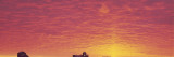 Silhouette of a Telecommunication Station at Sunset, Resolution Bay, Northwest Territories, Canada Wall Decal by Panoramic Images 