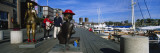 Boats Moored at a Harbor, Aker Brygge, Oslo, Norway Wall Decal by Panoramic Images 