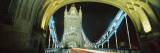 Bridge Lit Up at Night, Tower Bridge, London, England Autocollant mural par Panoramic Images 