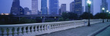 Buildings Lit Up at Dusk, Houston, Texas, USA Wall Decal by Panoramic Images 