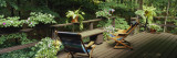 Chairs on the Deck Porch of a House Wall Decal by Panoramic Images 