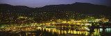 City Lit Up at Night, Monte Carlo, French Riviera, Cote Daze, Monaco Wall Decal by Panoramic Images 