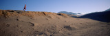 Woman Running in the Desert, Great Sand Dunes National Monument, Colorado, USA Wall Decal by Panoramic Images 