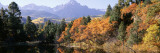 Waterfront and Mountain Range, Uncompahgre National Forest, Colorado, USA Wall Decal by Panoramic Images 