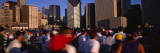 Group of People Running a Marathon, Chicago, Illinois, USA Wall Decal by Panoramic Images 