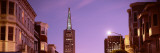 Light Illuminated in Transamerica Building, San Francisco, California, USA Wall Decal by Panoramic Images 