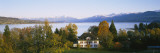 Villa at the Waterfront, Lake Zurich, Zurich, Switzerland Wall Decal by Panoramic Images 