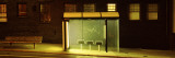 Panoramic Images - Bus Stop at Night, San Francisco, California, USA - Duvar Çıkartması