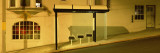 Bus Stop at Night, San Francisco, California, USA Muursticker van Panoramic Images Bus Stop at Night, San Francisco, California, USA Muursticker van Panoramic Images