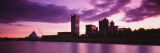Milwaukee Art Museum at Dusk, Milwaukee, Wisconsin, USA Wall Decal by Panoramic Images 