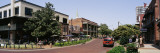 Sidewalk Cafe and a Car Parked by the Roadside, Adams Street, Tallahassee, Florida, USA Wall Decal by Panoramic Images 