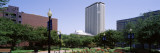 Benches at a Park, New State Capital Building, Tallahassee, Florida, USA Wall Decal by Panoramic Images 
