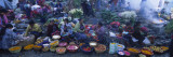 High Angle View of a Group of People in a Vegetable Market, Solola, Guatemala Wandabziehbild von Panoramic Images 
