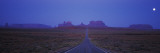 Highway Passing Through an Arid Landscape, Monument Valley, Arizona, USA Wall Decal by Panoramic Images 