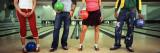 Youths in Bowling Alley, USA Wall Decal by Panoramic Images 