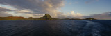 Clouds over an Island, Bora Bora, French Polynesia Autocollant mural par Panoramic Images 