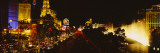 Buildings Lit Up at Night, Las Vegas, Nevada, USA Wandabziehbild von Panoramic Images 