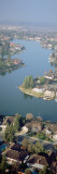 Residential Buildings along a Lake, Monterey, California, USA Wall Decal by Panoramic Images 