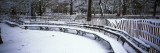 Snowcapped Benches in a Park, Washington Square Park, Manhattan, New York, USA wandtattoos von Panoramic Images 