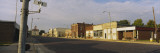 Empty Road Passing through a Town, Cottonwood Falls, Kansas, USA Wall Decal by Panoramic Images 