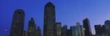 Buildings at Dusk, Dallas, Texas, USA Wall Decal by Panoramic Images 
