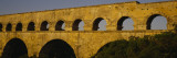 High Section View of an Ancient Aqueduct, Pont du Gard, Nimes, Provence, France Wall Decal by Panoramic Images 