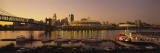 Buildings Lit Up at Dusk, Cincinnati, Ohio, USA Wall Decal by Panoramic Images 