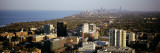 City at the Coast with Chicago in the Background, Evanston, Illinois, USA Wall Decal by Panoramic Images 