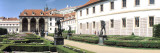 Tourists in a Garden, Valdstejnska Garden, Mala Strana, Prague, Czech Republic Wall Decal by Panoramic Images 