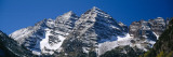 Snowcapped Mountains, Maroon Bells, Aspen, Colorado, USA Wall Decal by Panoramic Images 