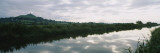 Reflection of Clouds in the River, River Brue, Glastonbury Tor, Glastonbury, Somerset, England Wall Decal by Panoramic Images 