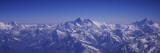 Aerial View of Himalayas, Kathmandu, Nepal Autocollant mural par Panoramic Images 