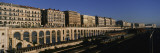 Trains Moving in Front of Buildings, Boulevard Ernesto Che Guevara, Algiers, Algeria Wall Decal by Panoramic Images 