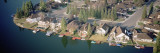 Residential Buildings along a Lake, Monterey, California, USA Wall Decal by Panoramic Images 