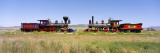 Steam Engine Jupiter and 119 on a Railroad Track, Golden Spike National Historic Site, Utah, USA Wall Decal by Panoramic Images 