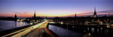 Traffic on a Highway, Stockholm, Sweden Wall Decal by Panoramic Images 