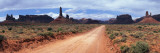 Dirt Road Through Desert Landscape with Sandstone Formations, Utah Wall Decal by Panoramic Images 