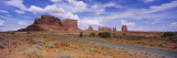 Road Passing Through a Desert, Monument Valley Tribal Park, USA Wall Decal by Panoramic Images 