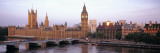 Westminster Bridge, Big Ben, Houses of Parliament, Westminster, London, England Wall Decal by Panoramic Images 