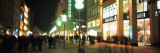 Buildings Lit Up at Night, Munich, Germany Wall Decal by Panoramic Images 