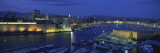 Boats Docked at a Port, Old Port, Marseille, Bouches-Du-Rhone, Provence-Alpes-Cote Daze, France Wall Decal by Panoramic Images 