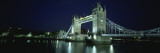 Bridge Across a River, Tower Bridge, Thames River, London, England Wall Decal by Panoramic Images 