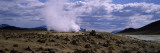 Natural Geyser on a Landscape, Namaskard, Lake Myvatn, Iceland Wall Decal by Panoramic Images 