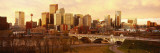 Buildings at the Waterfront, Bow River, Calgary, Alberta, Canada Wall Decal by Panoramic Images 