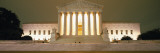 Supreme Court Building Illuminated at Night, Washington DC, USA Wall Decal by Panoramic Images 