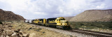 Train on Santa Fe Railroad, Route 66, Valentine, Arizona, USA Wall Decal by Panoramic Images 