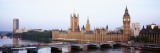 Westminster Bridge, Big Ben, Houses of Parliament, Westminster, London, England Wall Decal by Panoramic Images 
