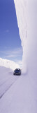 Jeep Moving in Snow, Breidadalsheidi, Iceland Wall Decal by Panoramic Images 